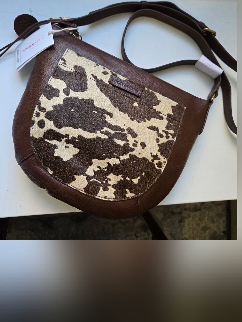 Lucky Brand Leather Tali Crossbody Bag